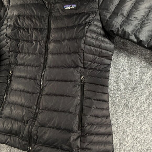 Women's Black Quilted Jacket - Picture 3 of 16